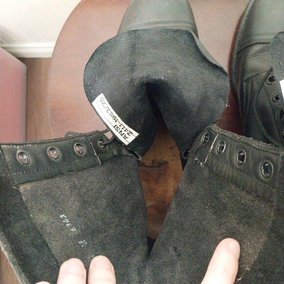 Biltrite Vintage Military Combat Leather Boots Mens Size 10W Good Condition - Picture 16 of 16